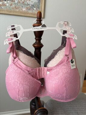 Set of 3 Laura Ashley Lace Bras